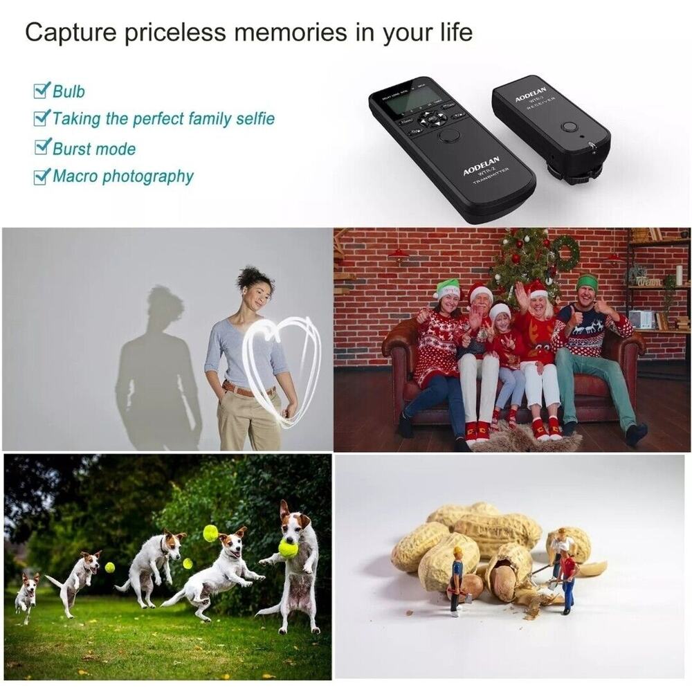 Remote Shutter Release For DSLR Canon EOS R, RP, RA, R6, R5, 80D - Picture 5 of 11